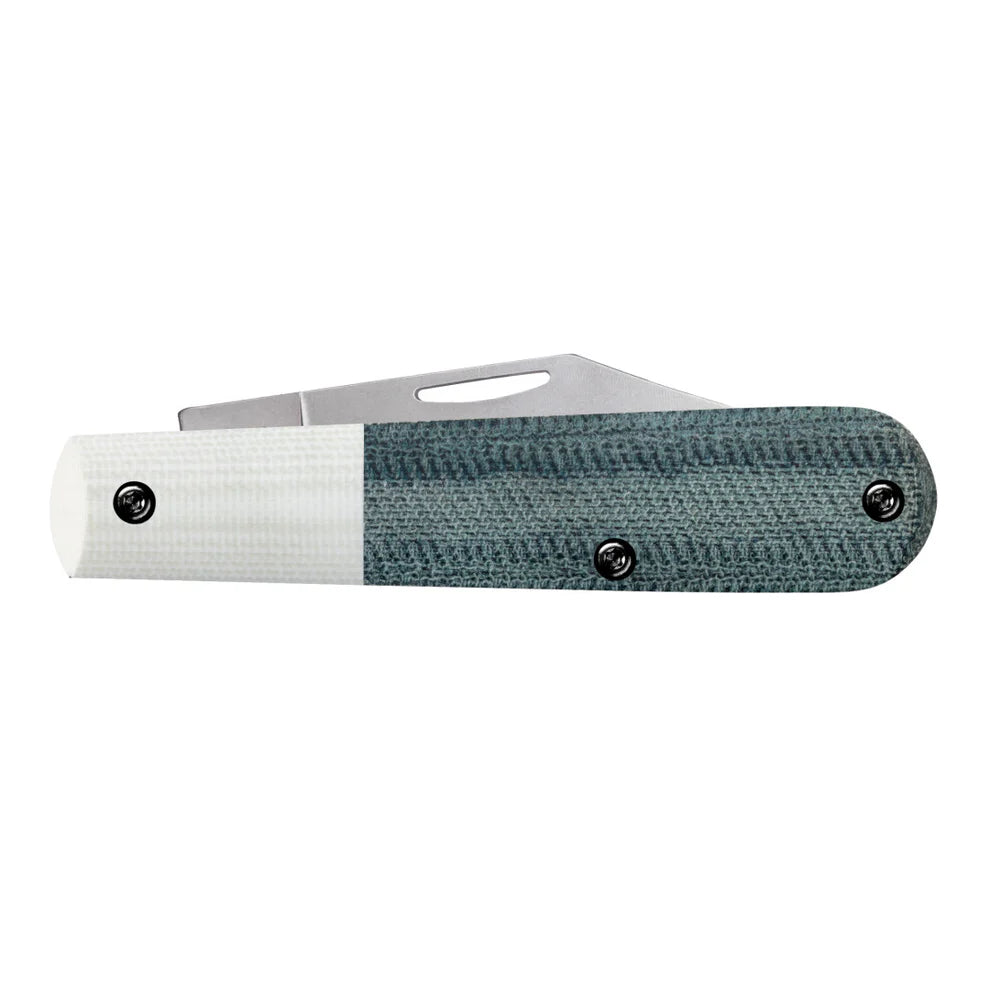 Case Crossroads™ Blue Denim Canvas Laminate w/ White G-10 XR Barlow