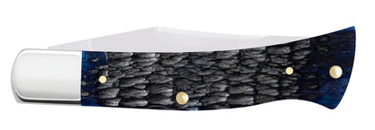 Case Rogers Jigged Navy Blue Bone Case Axe Handle