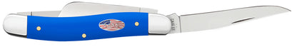 Case Knives Royal Blue Synthetic Smooth Medium Stockman