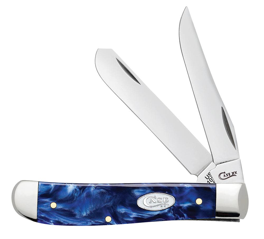Case Knives Blue Pearl Kirinite® Mini Trapper