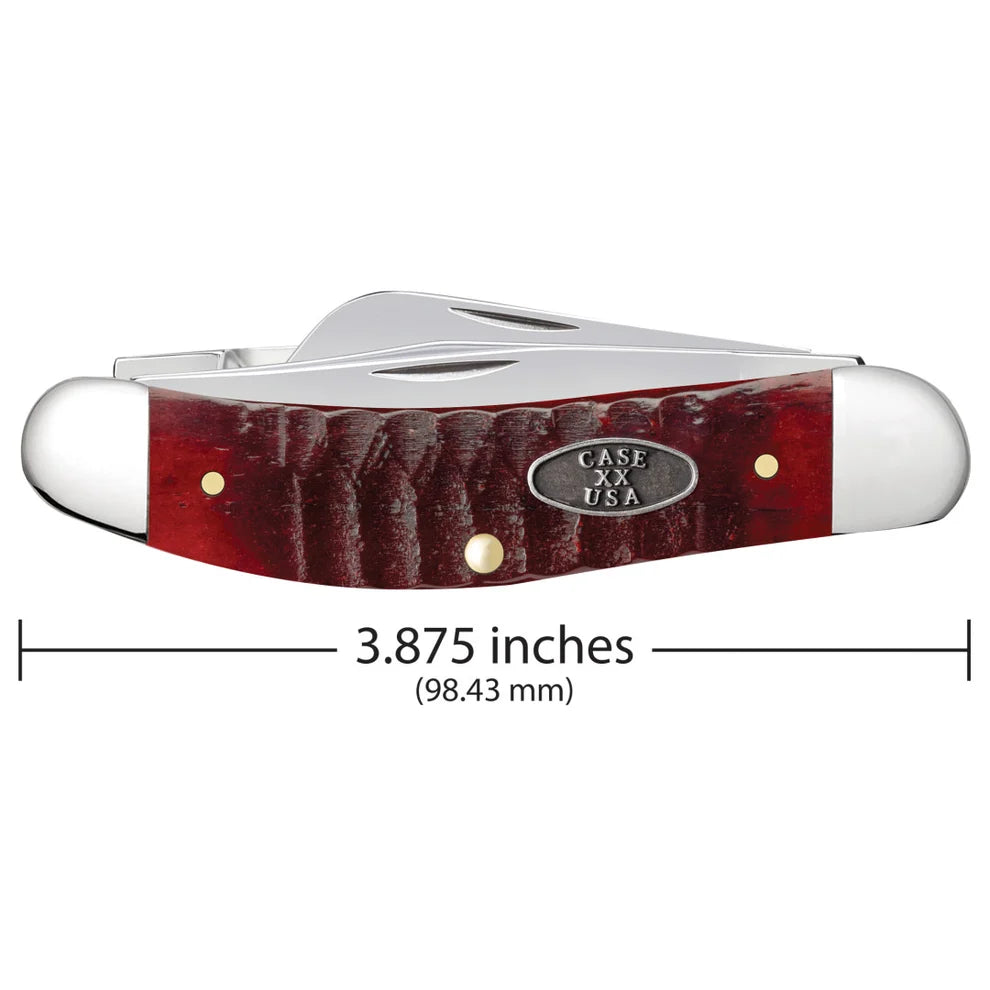 Case Gator Jigged Old Red Bone Sowbelly 51542 Pocket Knife