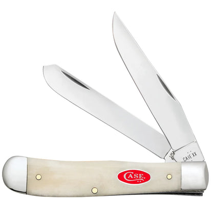 Case Trapper Smooth Natural Bone 14020 Pocket Knife