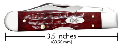 Case Pocket Worn® Corn Cob Jigged Old Red Bone Cheetah® Cub Pocket Knife