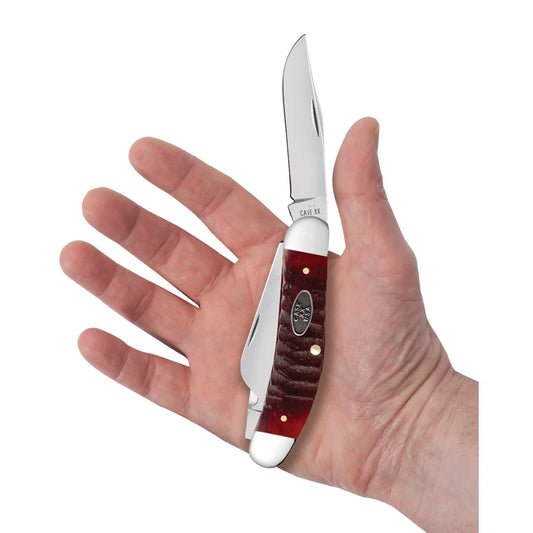 Case Gator Jigged Old Red Bone Sowbelly 51542 Pocket Knife