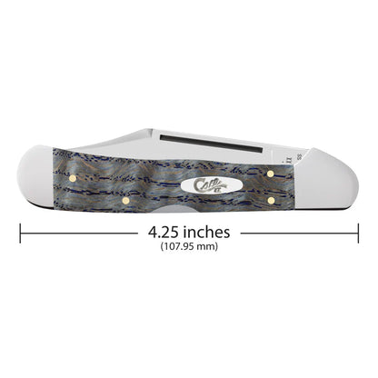 Case Smooth Blue Curly Oak CopperLock®