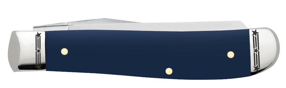 Case Knives U.S. Air Force™ Embellished Smooth Navy Blue Synthetic Mini Trapper Knife