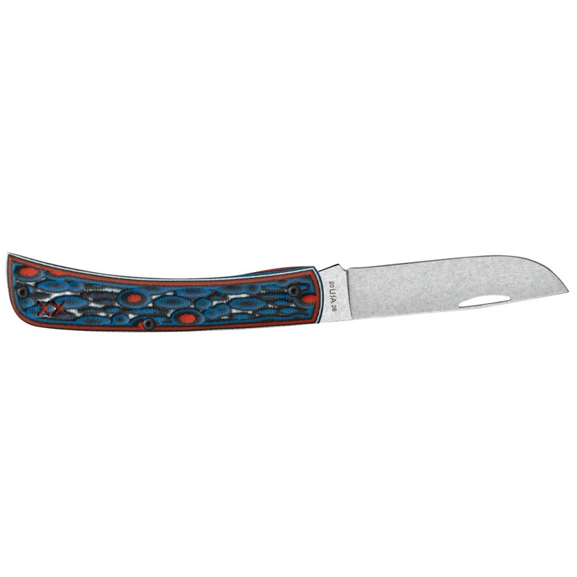 Case Crossroads™ Fossil Jig Sonic Blast Multi Cut w/ Current Red G-10 XR Sod Buster® Jr 66390