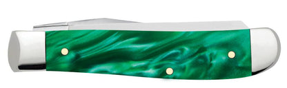 Case John Deere Smooth Green Pearl Kirinite® Mini Trapper