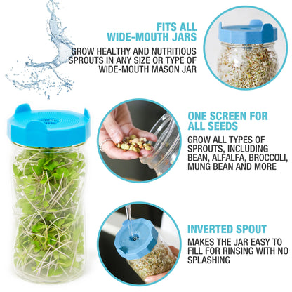Masontops Bean Screen Sprouting Lids