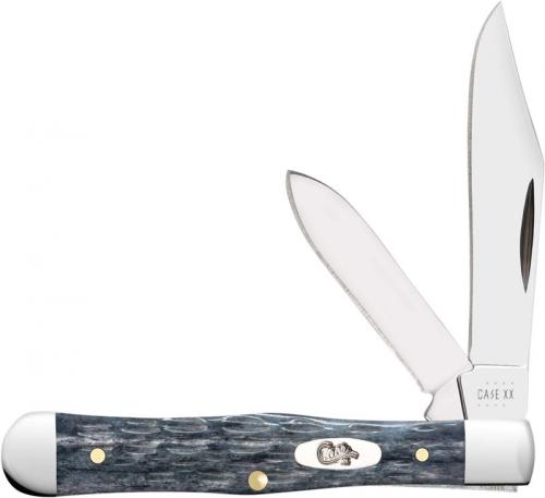 Case Small Swell Center Jack Knife 58419 - Pocket Worn Gray Bone CS
