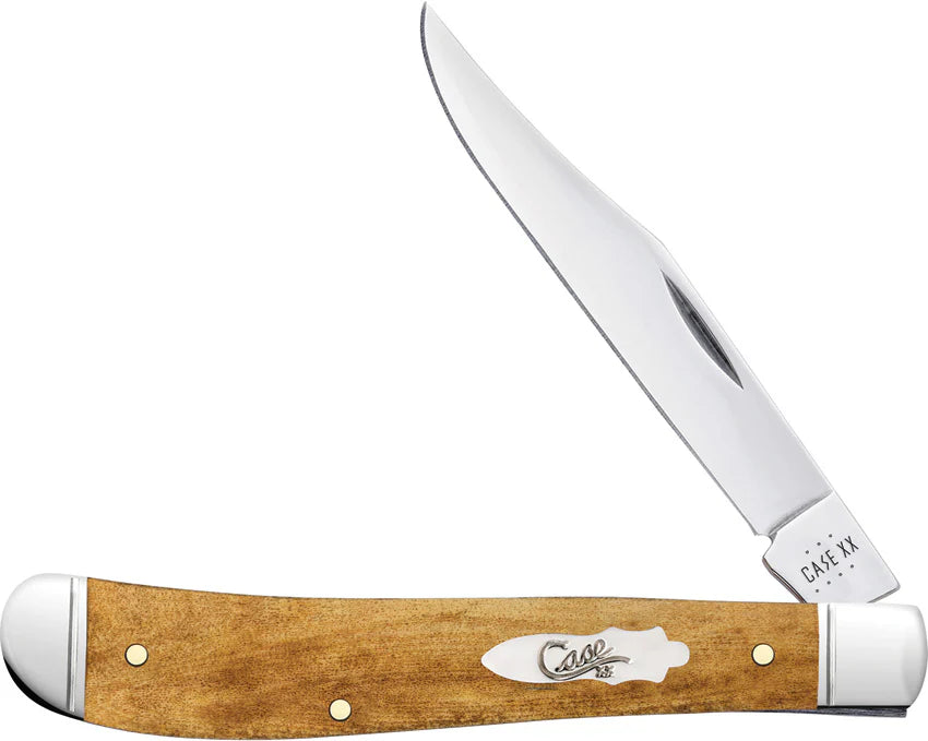 Case Slimline Trapper 58203 Knife - Smooth Antique Bone