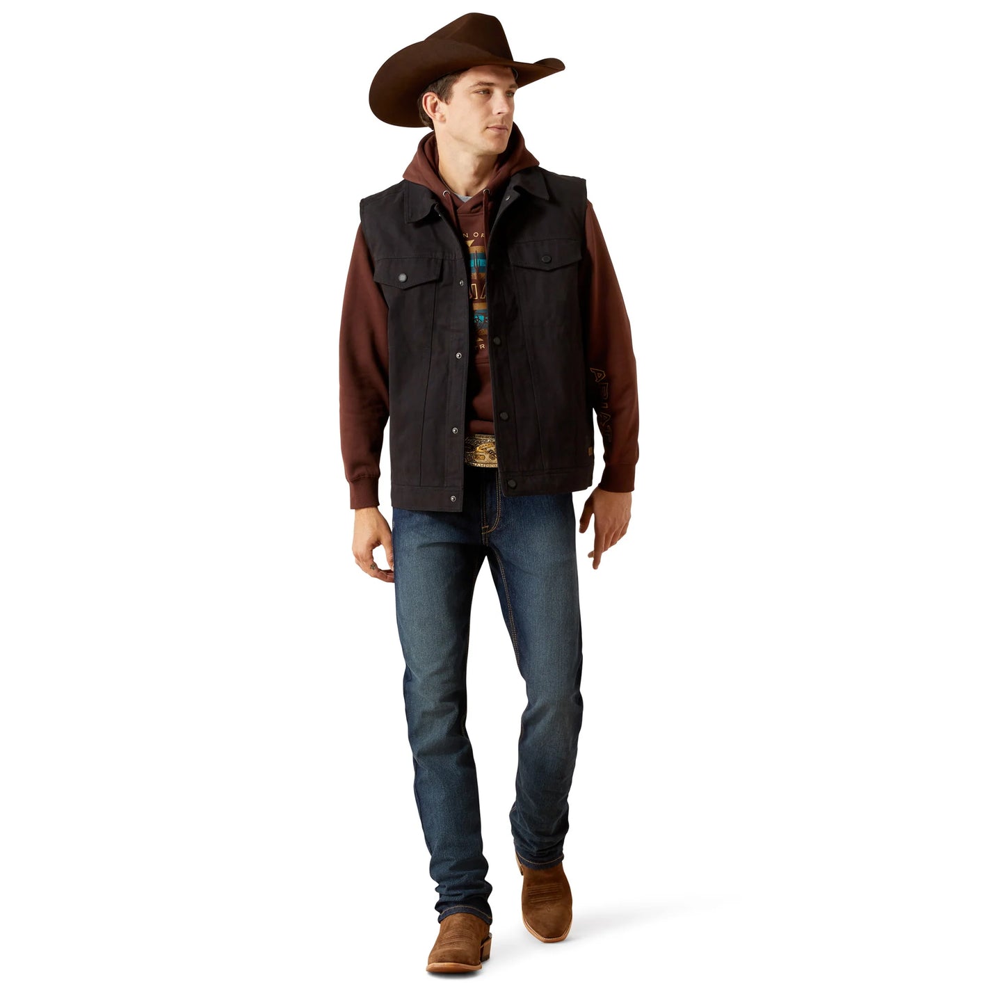 Ariat Men's Canvas Rancher Vest