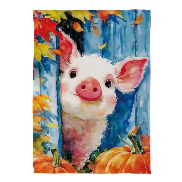 Evergreen Peyton The Playful Pig Suede Flag