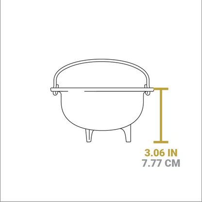 Lodge Cast Iron Heat-Treated Cast Iron Mini Kettle