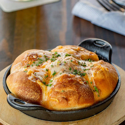 Lodge Cast Iron Heat-Treated 14 Ounce Round Cast Iron Mini Server