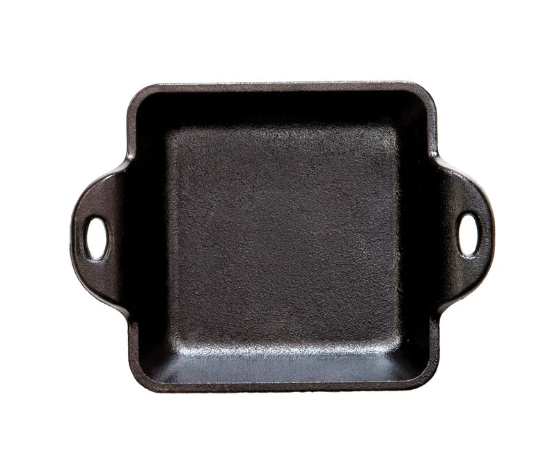 Lodge Cast Iron Heat-Treated 10 Ounce Square Cast Iron Mini Server