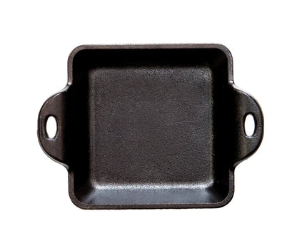 Lodge Cast Iron Heat-Treated 10 Ounce Square Cast Iron Mini Server