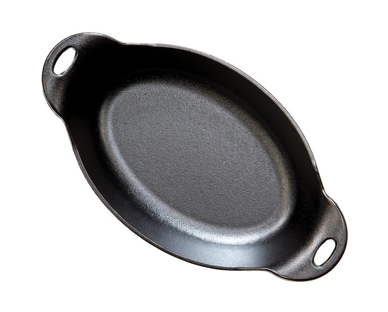 Lodge Cast Iron Heat-Treated 16 Ounce Cast Iron Oval Server