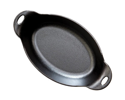 Lodge Cast Iron Heat-Treated 16 Ounce Cast Iron Oval Server