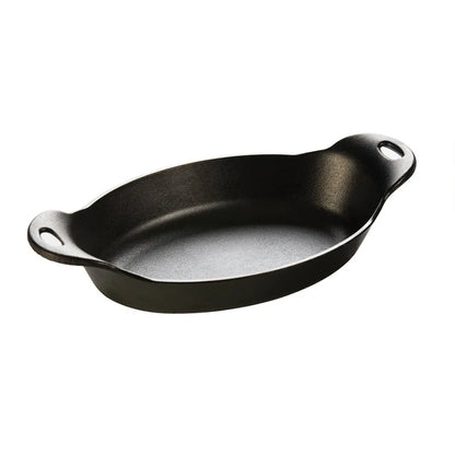 Lodge Cast Iron Heat-Treated 16 Ounce Cast Iron Oval Server