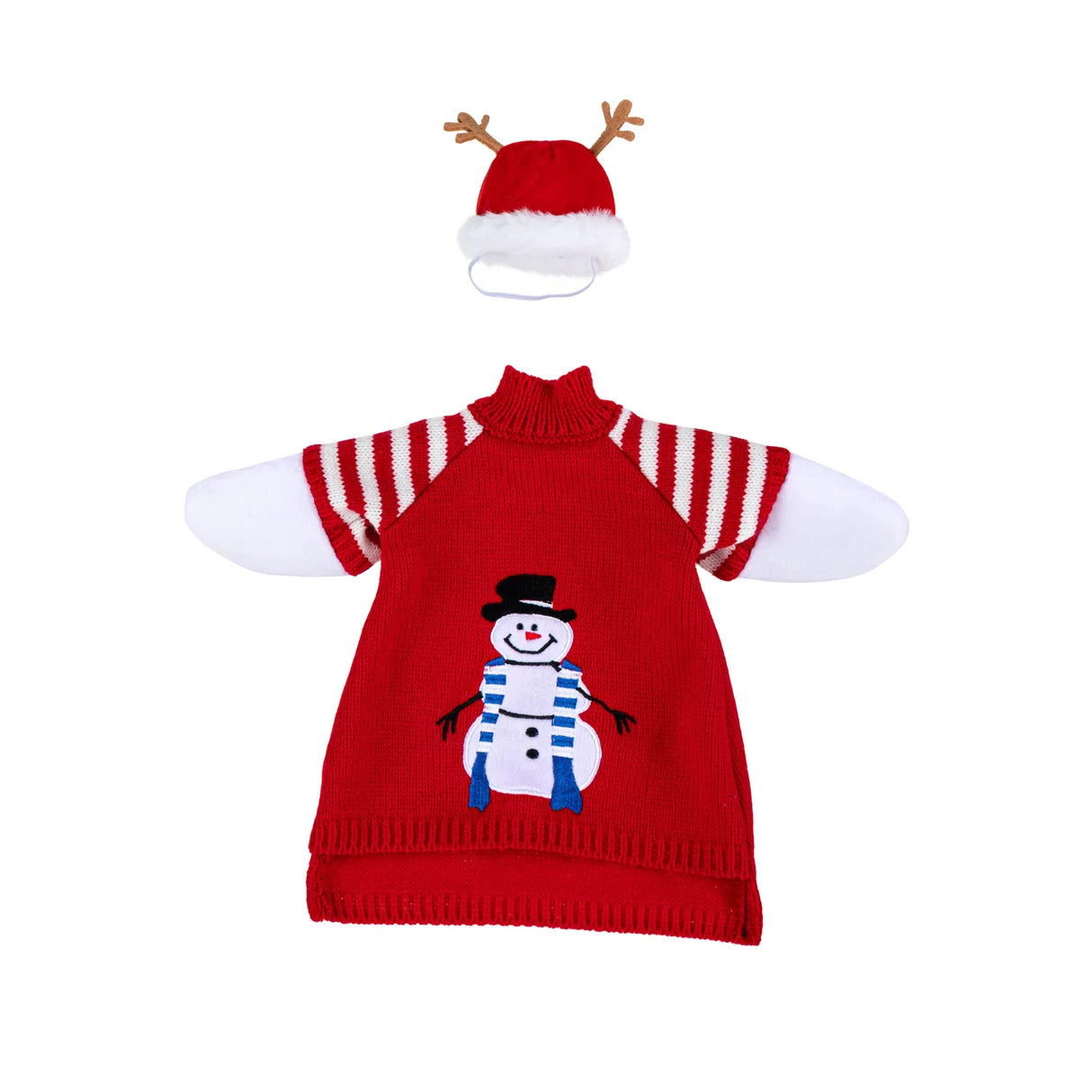 Evergreen Giddy the Goose Outfit, Snowman Red Sweater