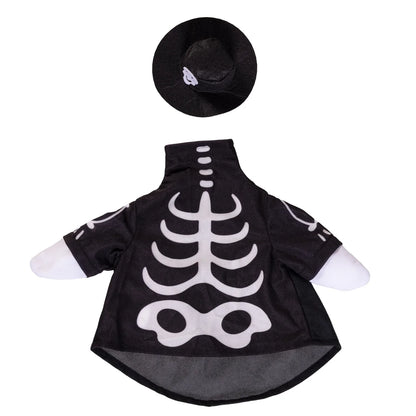 Evergreen Giddy the Goose Outfit, Skeleton Glow in Dark Porch Goose