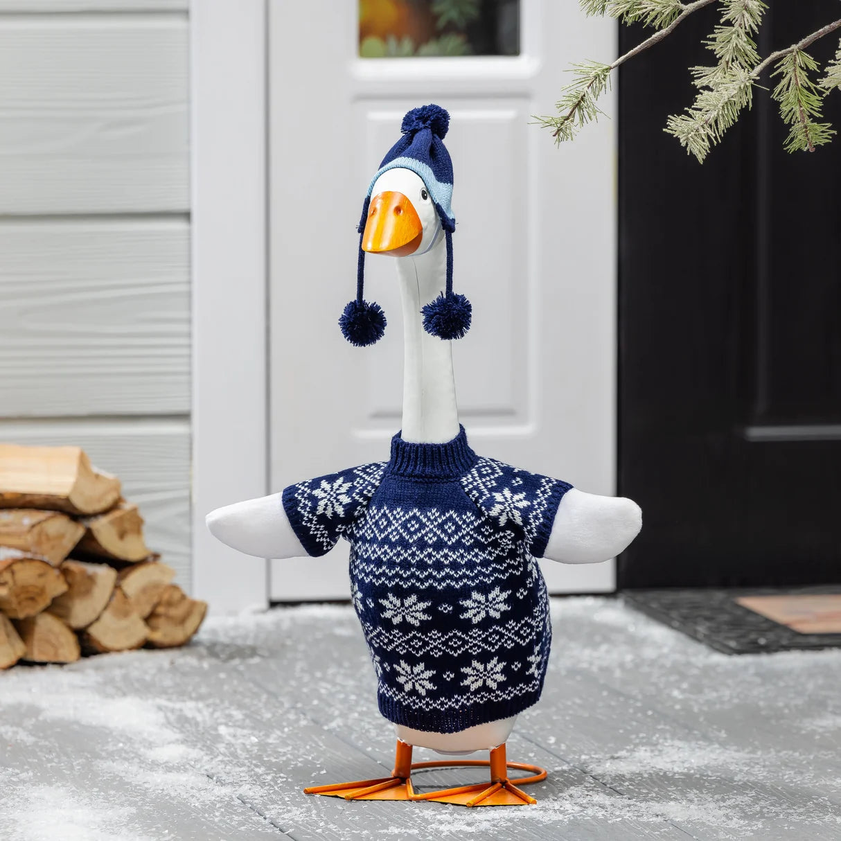 Evergreen Giddy the Goose Outfit, Blue Sweater