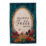 Evergreen His Grace Falls On Us Applique Flag