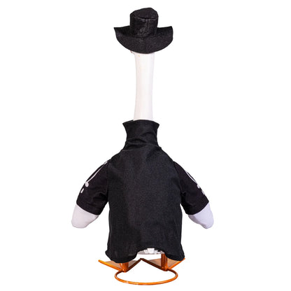 Evergreen Giddy the Goose Outfit, Skeleton Glow in Dark Porch Goose