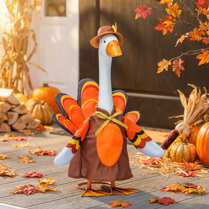 Evergreen Giddy the Goose Outfit, Turkey Trot Porch Goose
