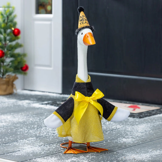 Evergreen Giddy the Goose Outfit, Happy New Year Dress, Porch Goose
