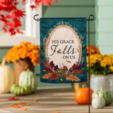 Evergreen His Grace Falls On Us Applique Flag