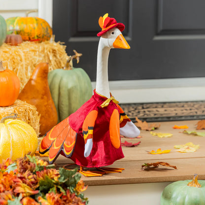 Evergreen Giddy the Goose Outfit, Turkey Trot Porch Goose