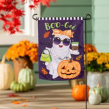 Evergreen Boo-Gee Ghost Applique Flag