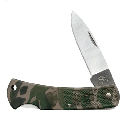 Case Camo Caliber Zytel Small Lockback Stainless Pocket Knife 00662