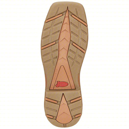 Justin Men's Stampede Rush Saddle Tan Steel Toe Work Boots