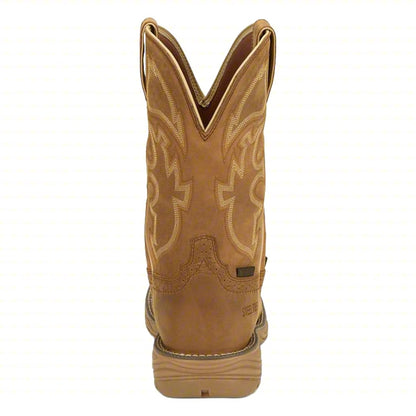 Justin Men's Stampede Rush Saddle Tan Steel Toe Work Boots