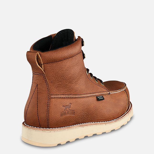 Irish Setter Men's Wingshooter ST 6-inch Waterproof Leather Safety Toe Boot
