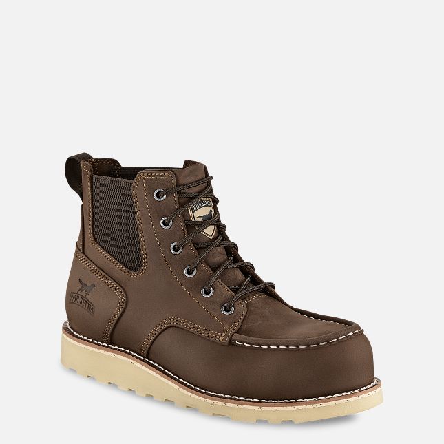 Irish Setter Men's Pipestone 6-inch Safety Toe Pull-On Boot