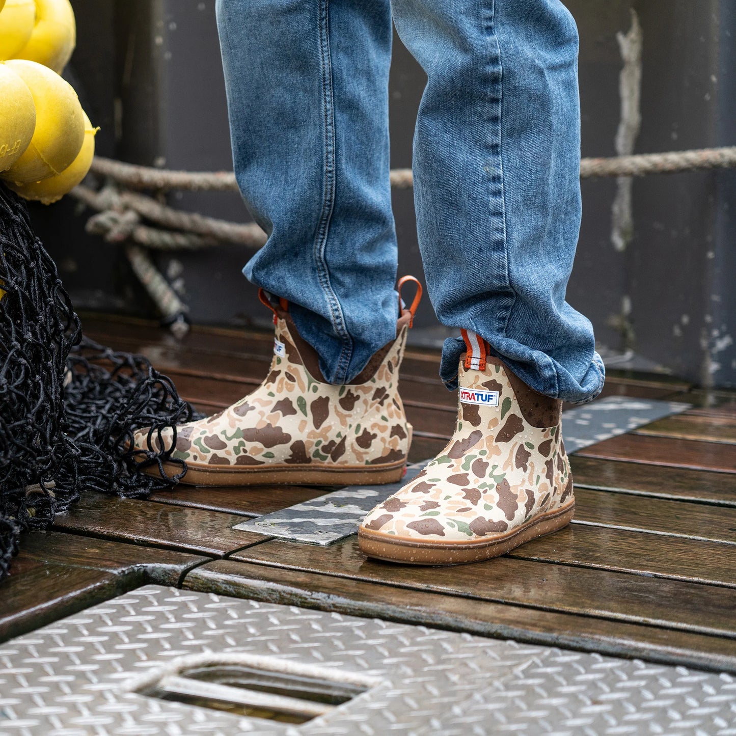 XtraTuf Men's Ankle Deck Boot