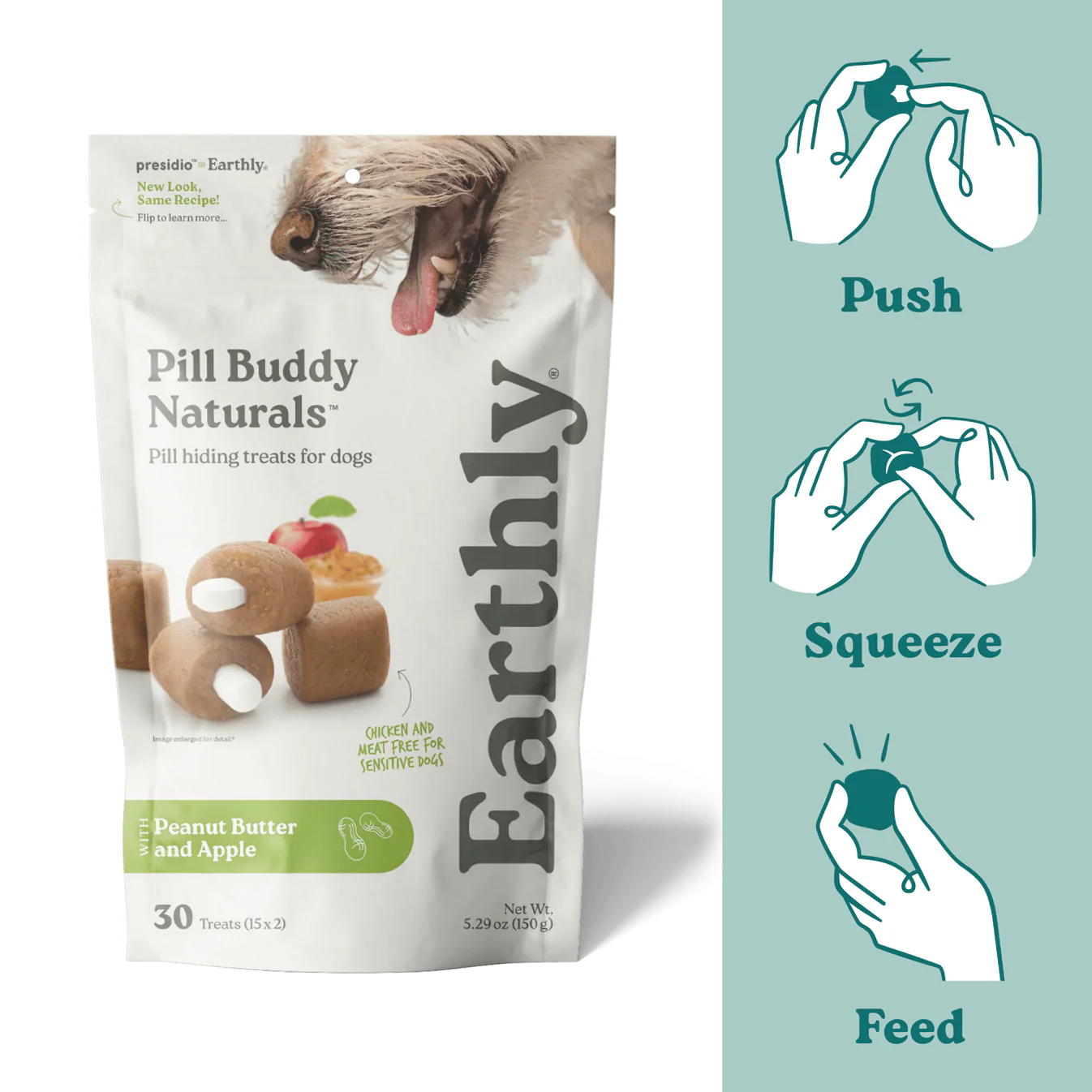 Earthly Pill Buddy - Pill Hiding Treats for Clever Dogs