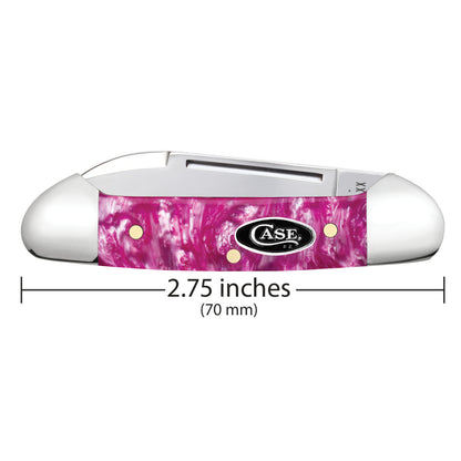 Case Smooth Pink Crackle Kirinite® Baby Butterbean