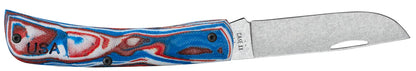 Case Crossroads™ Red/White/Blue Burl G-10 XR Sod Buster® Jr