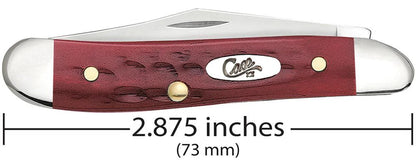 Case Pocket Worn Old Red Bone Corn Cob Jig Peanut Pocket Knife