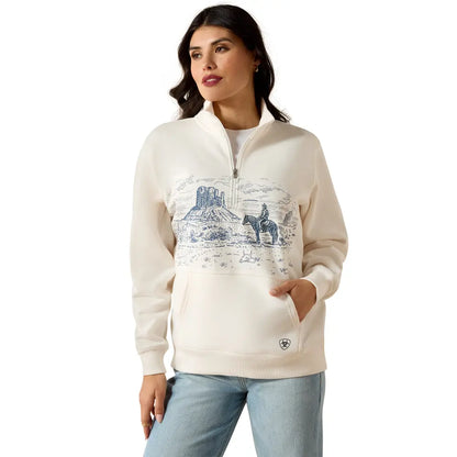 Ariat Women's Traveler 1/2 Zip Sweatshirt Long Sleeve