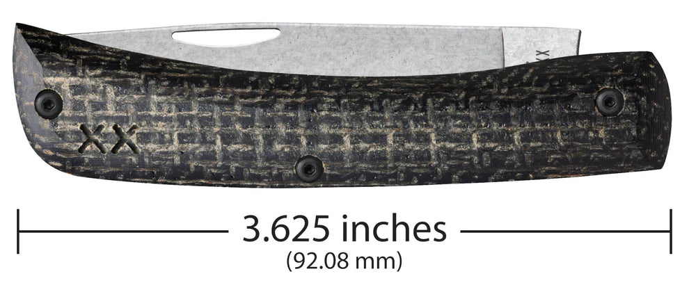 Case Crossroads™ Black Burlap Laminate XR Sod Buster® Jr with Dayglow G-10