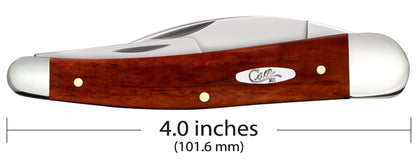 Case Smooth Chestnut Bone Seahorse Whittler