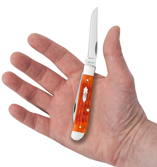 Case Crandall Jigged Tequila Sunrise Bone Mini Trapper