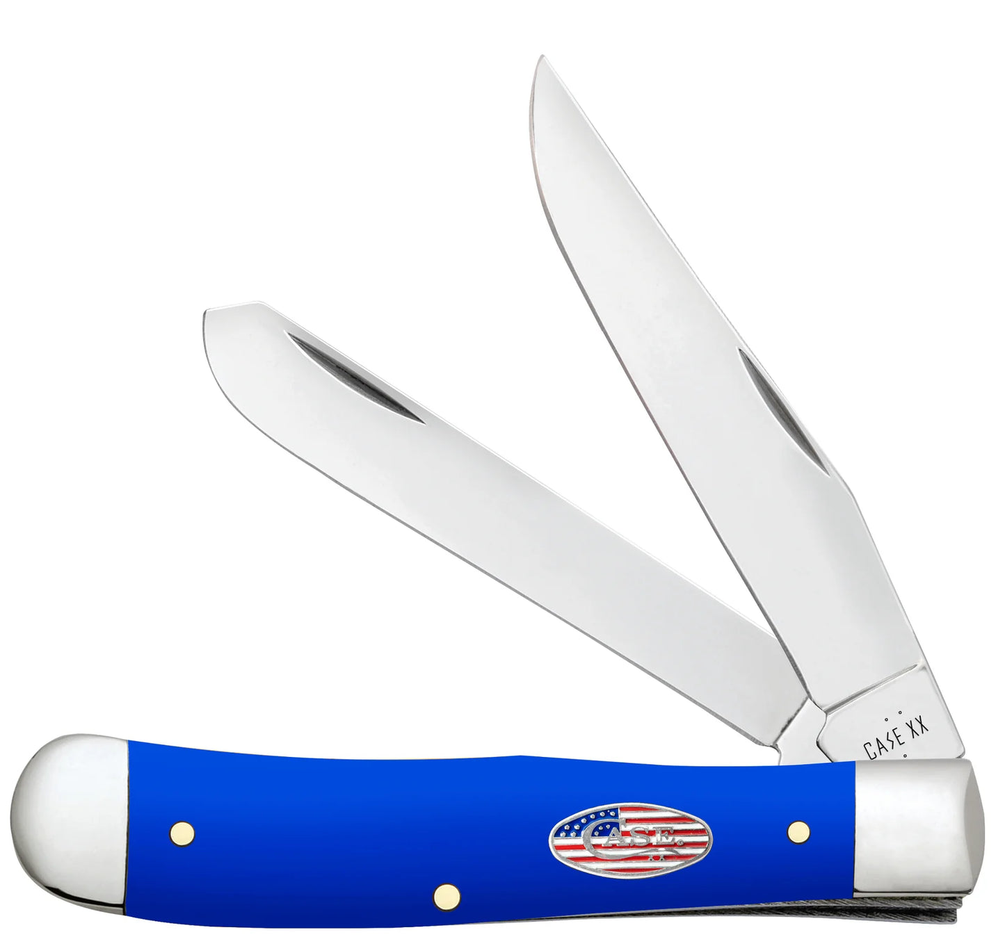 Case Knives Royal Blue Synthetic Smooth Trapper