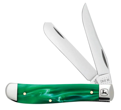 Case John Deere Smooth Green Pearl Kirinite® Mini Trapper